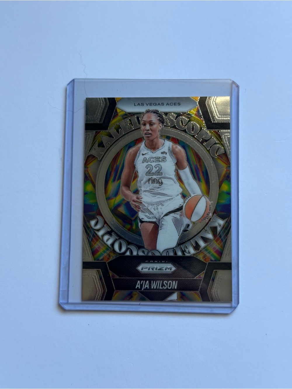 A'ja Wilson Las Vegas Aces Basketball Card - Silver/White